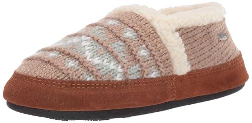 Acorn Womens Moc Slippers with Comfortable Cloud-Like Feel, Soft and Cozy Uppers and Non-Slip Sole