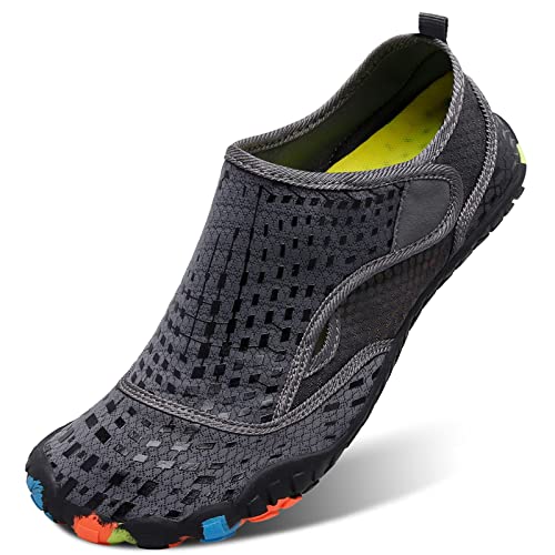 L-RUN Athletic Hiking Water Shoes Mens Womens Barefoot Aqua Swim Walking Shoes