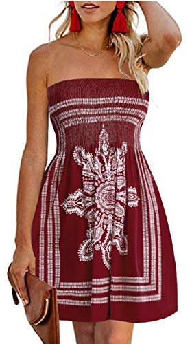 CHICGAL Strapless Beach Cover Up
