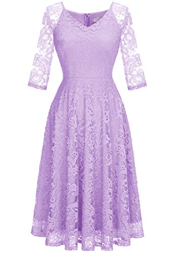 Dressystar Lace A-Line Midi