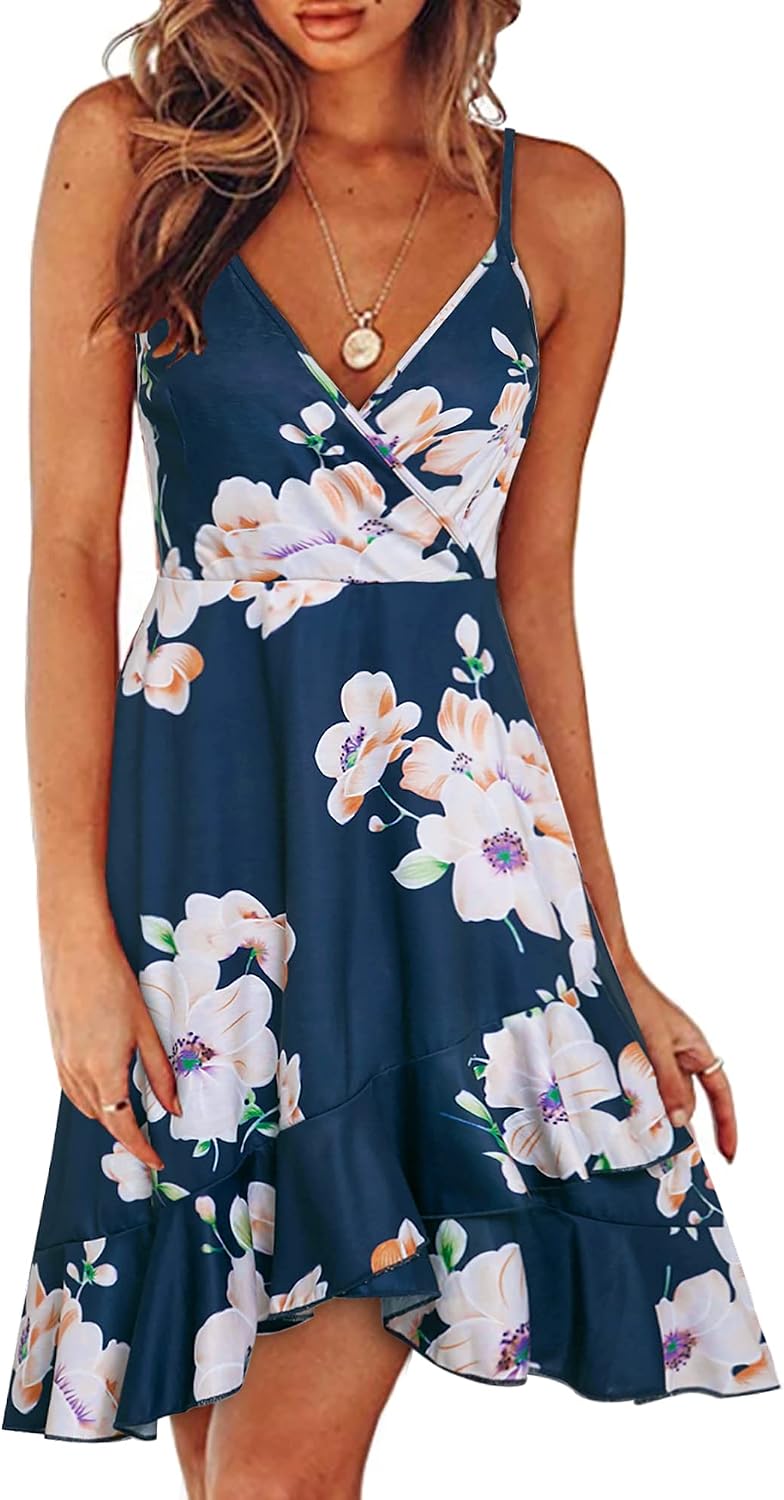 ULTRANICE Flowy Ruffle Sun Dress