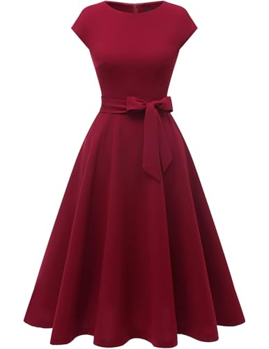 DRESSTELLS Mid-Calf Cocktail Dress