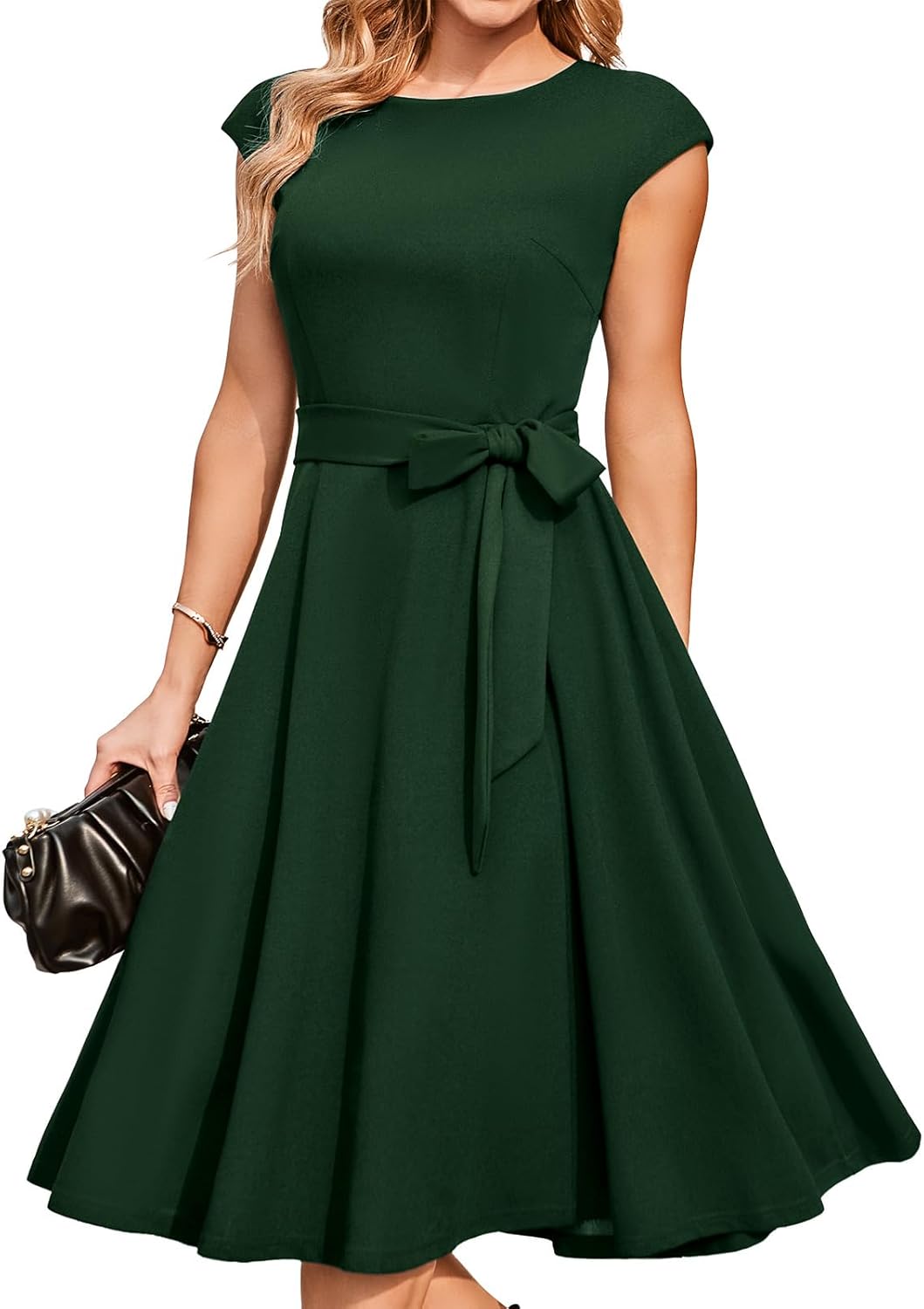 DRESSTELLS Fit & Flare Cocktail Dress