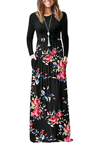 AUSELILY Women's Long Casual Maxi