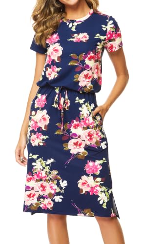 Simier Fariry Hide Belly Knee-Length Dress