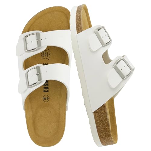 CUSHIONAIRE Lane Cork Footbed Sandals