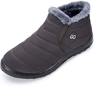 HARENCE Snow Boots (Slip-On Fur Lined)