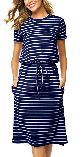 Simier Fariry Hide Belly Knee-Length Dress
