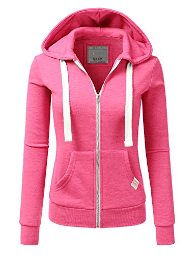 DOUBLJU Lightweight Thin Zip-Up Hoodie