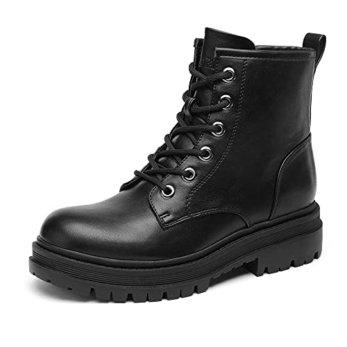 DREAM PAIRS Combat Boots (side zipper)