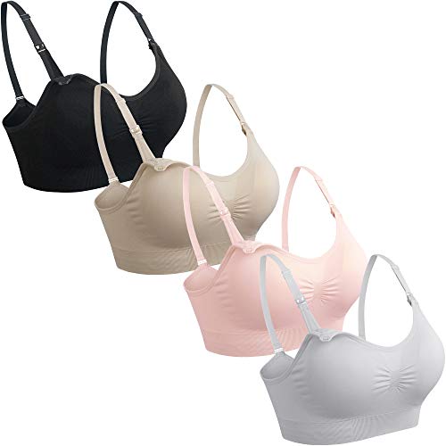 GXXGE 4Pack Nursing Bra (Breathable Mesh)