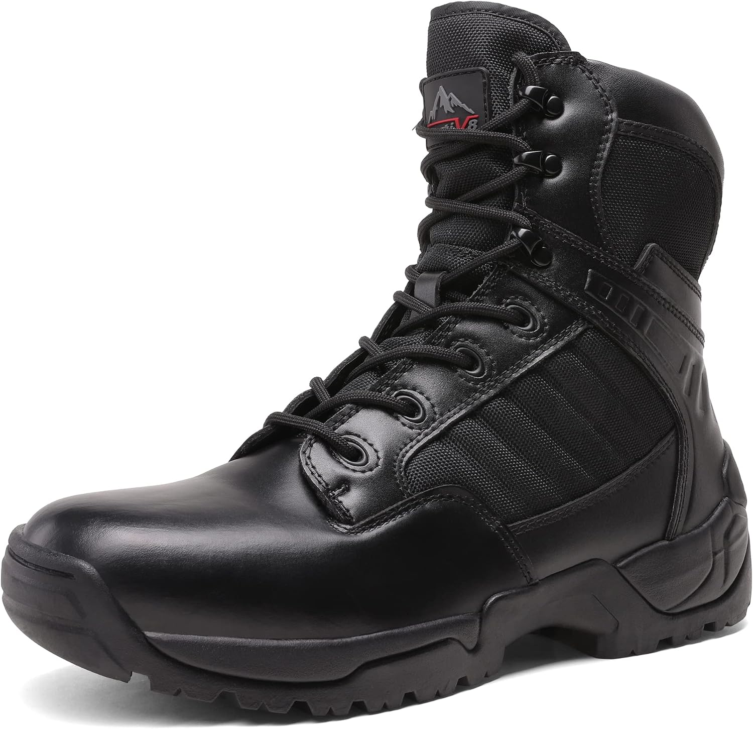 NORTIV 8 Men's Military Tactical Work Boots Trooper (6-8 Inches)
