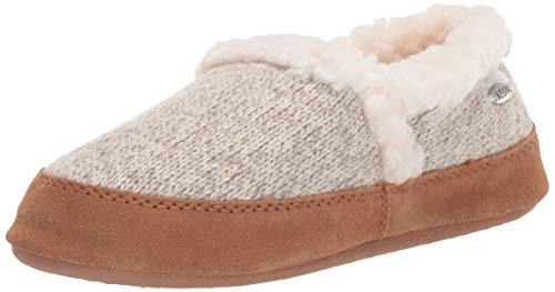 Acorn Womens Moc Slippers with Comfortable Cloud-Like Feel, Soft and Cozy Uppers and Non-Slip Sole