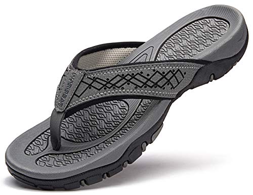 GUBARUN Mens Sport Flip Flops Comfort Casual Thong Sandals Outdoor