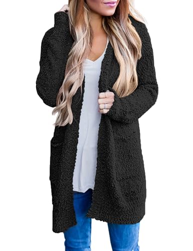 MEROKEETY Women's Long Sleeve Soft Chunky Knit Sweater