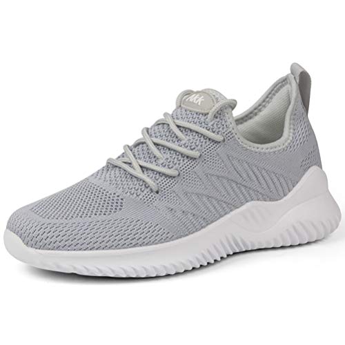 Womens Walking Tennis Shoes - Slip On Memory Foam Lightweight Casual Sneakers for Gym Work Travel Workout