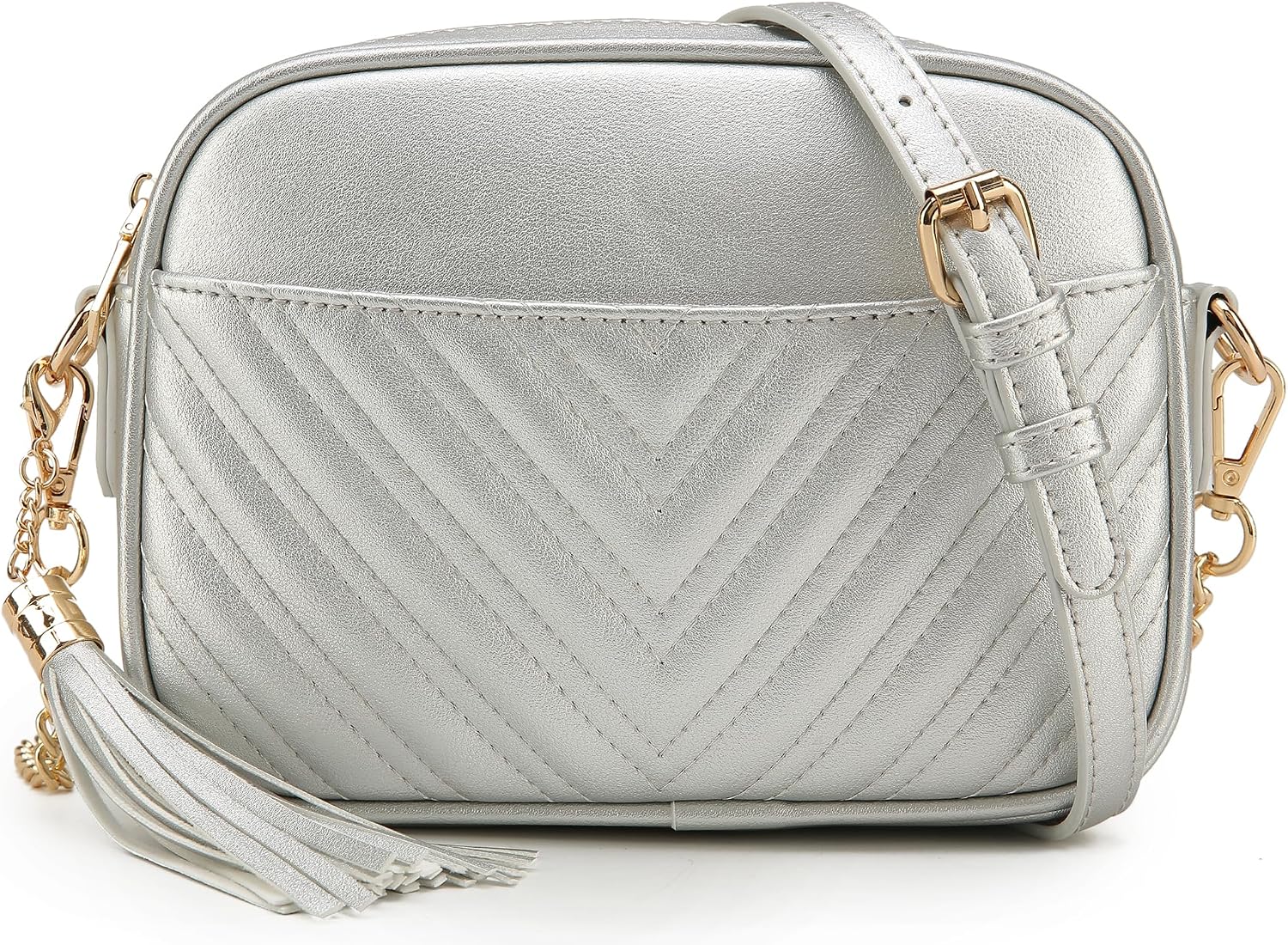 lola mae Quilted Crossbody Bag, Trendy Design Shoulder Purse