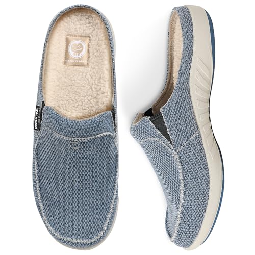 WALKHERO Mens Slippers w/ Arch Support