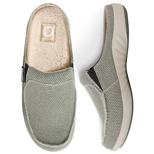WALKHERO Mens Slippers w/ Arch Support