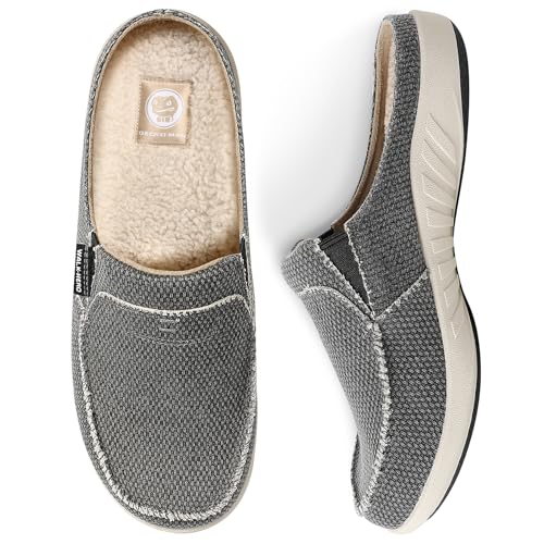 WALKHERO Mens Slippers with Arch Support