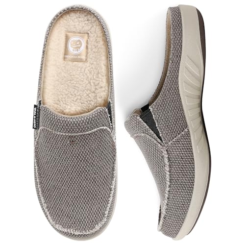 WALKHERO Mens Velvet-Lined Slippers (Alt)