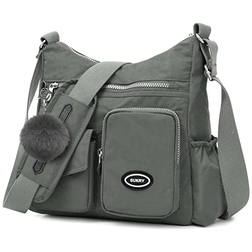 SUKRY Nylon Crossbody Bag