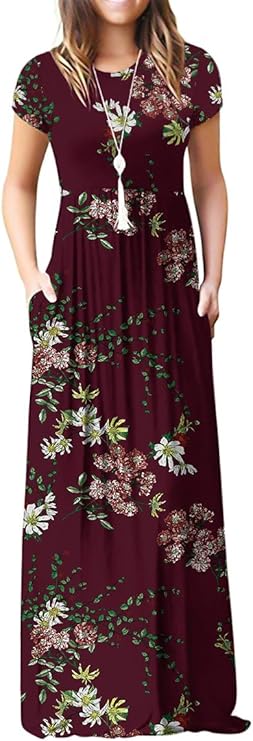 GRECERELLE Short Sleeve Maxi