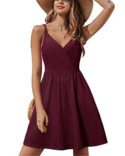 STYLEWORD Floral Wrap V‑Neck Midi