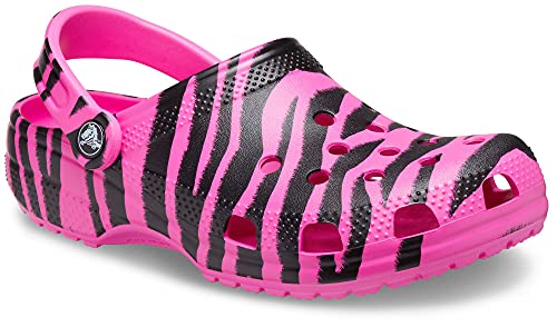 Crocs Women's Men's Classic Animal Print Clog | Zebra and Leopard Shoes