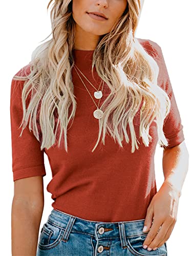 LIYOHON Mock Turtleneck Tee