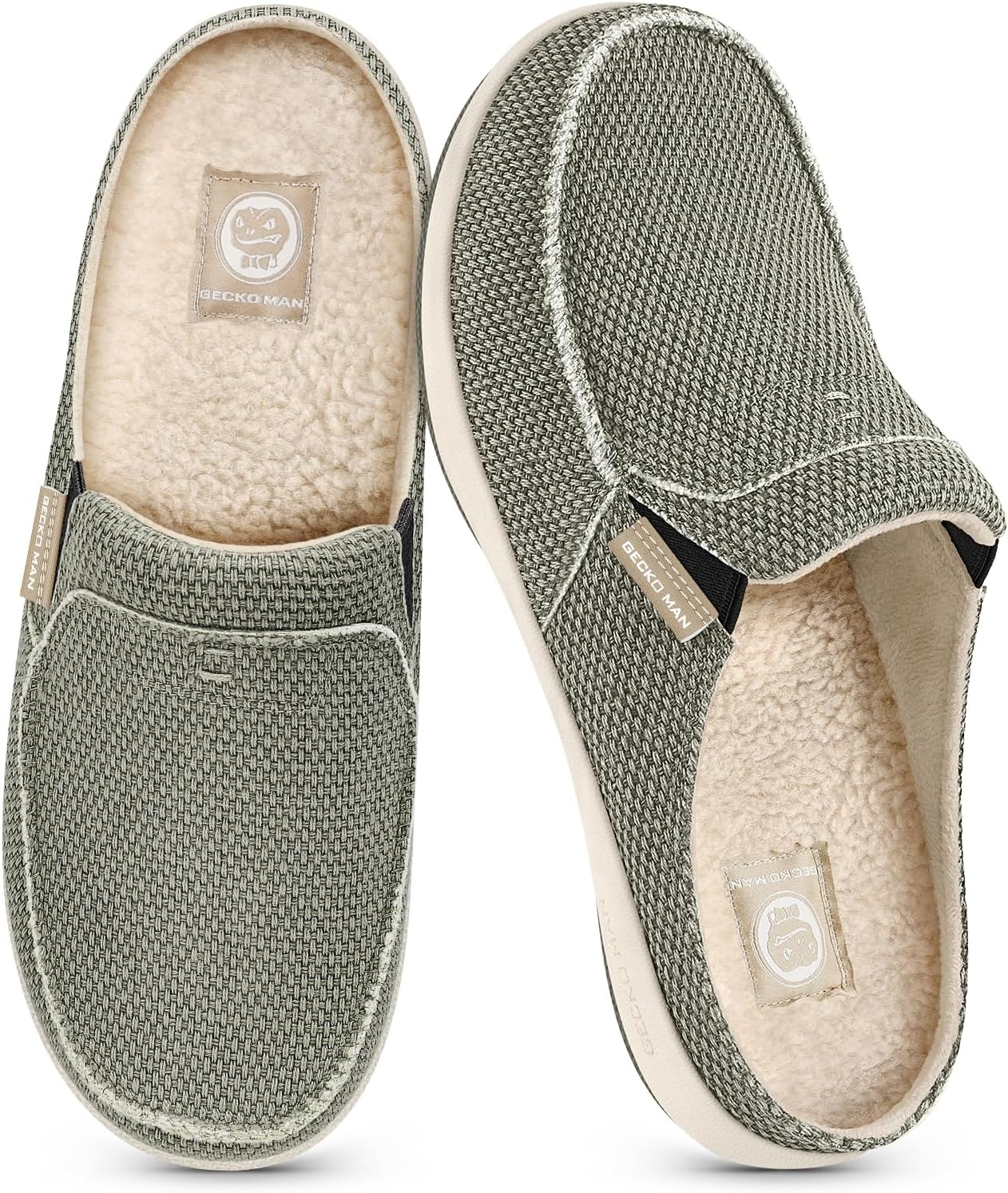 WALKHERO Mens Slippers with Arch Support