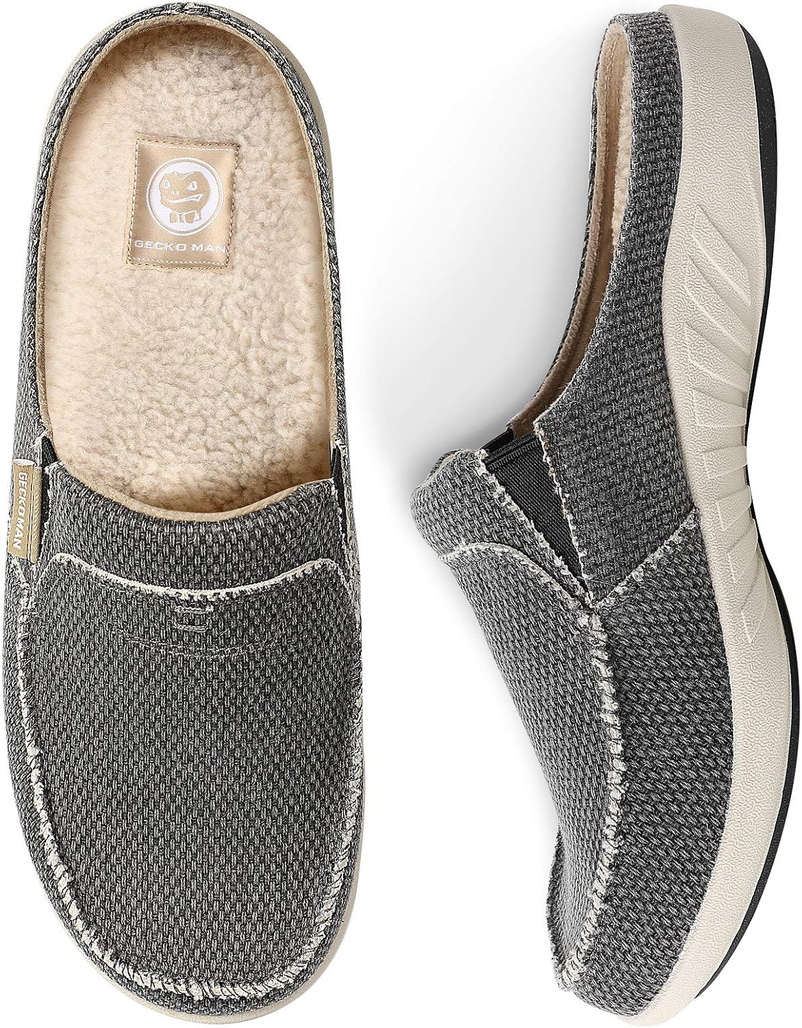 WALKHERO Mens Slippers with Arch Support