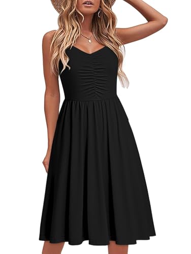 YATHON A-Line Spaghetti Strap Sundress