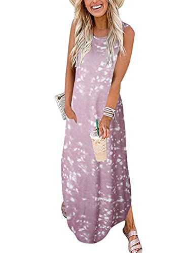 ANRABESS Sleeveless Split Maxi Dress
