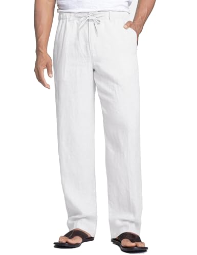 COOFANDY Men's Casual Linen Pants