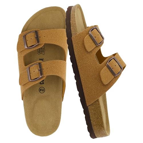 CUSHIONAIRE Lane Cork Footbed Sandal
