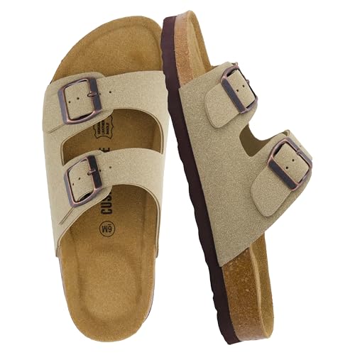 CUSHIONAIRE Lane Cork Footbed Sandals