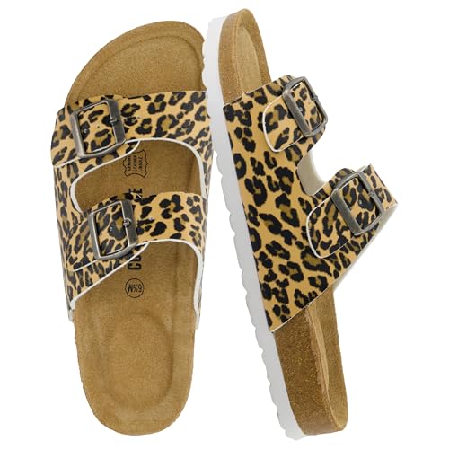 CUSHIONAIRE Lane Cork Footbed Sandals