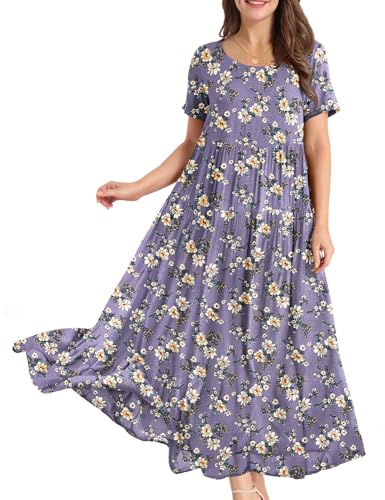YESNO Bohemian Floral Maxi