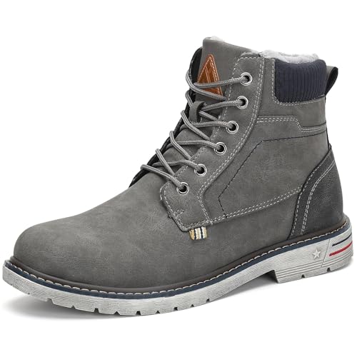 Mishansha Mens Hiking Boots Womens Winter Warm Snow Boot Water Resistant Non Slip Soft Lined