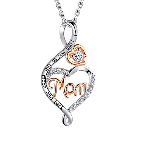 BFF&UNICORN Sterling Mom Necklace