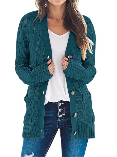 MEROKEETY Cable Cardigan (Short)