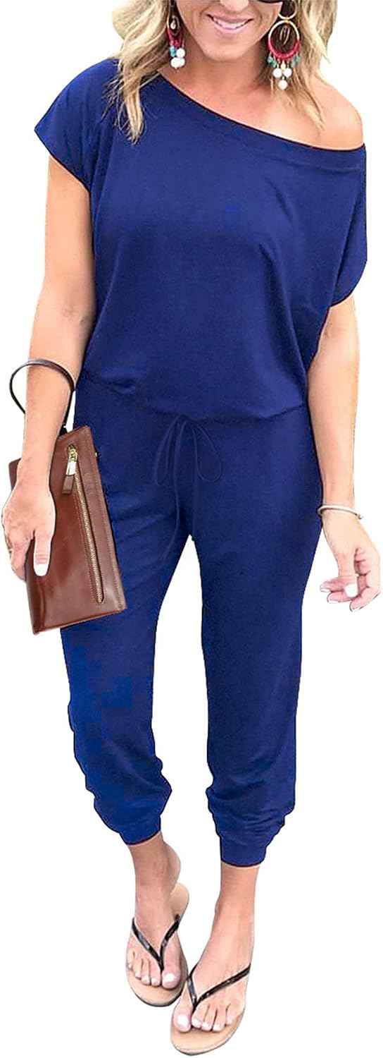 PRETTYGARDEN Off‑Shoulder Jumpsuit