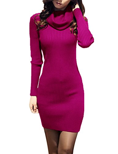 v28 Ribbed Midi Cowl Neck