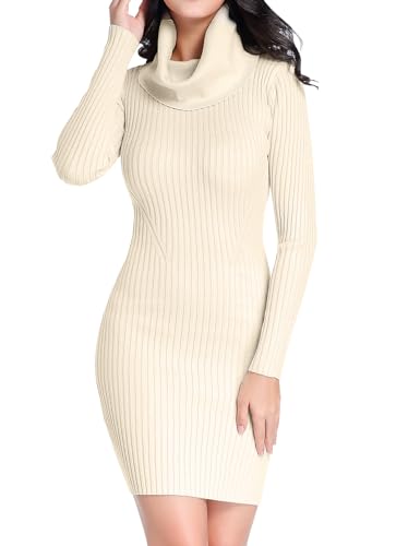 v28 Ribbed Midi Cowl Neck
