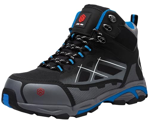 LARNMERN Steel Toe Boots Men