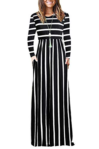 AUSELILY Women's Long Sleeve Dress (B08J2RD2MP)