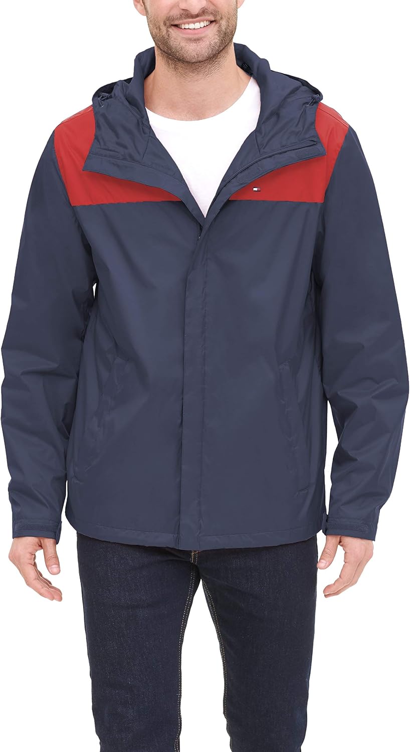 Tommy Hilfiger Lightweight Breathable Waterproof Hooded Jacket