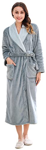 Richie House Flannel Fleece Long Robe