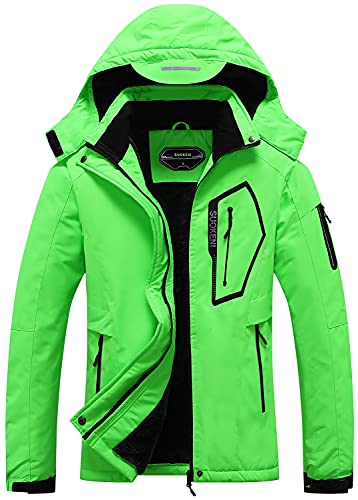 Women's Waterproof Warm Winter Snow Coat Hooded Raincoat Ski Snowboarding Jacket